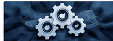 Interlocking gears representing process automation.
