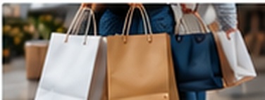 Retail shopping bags representing multi-location retail operations.
